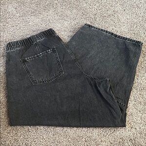Old Navy High Waisted Pull On Barrel Jeans